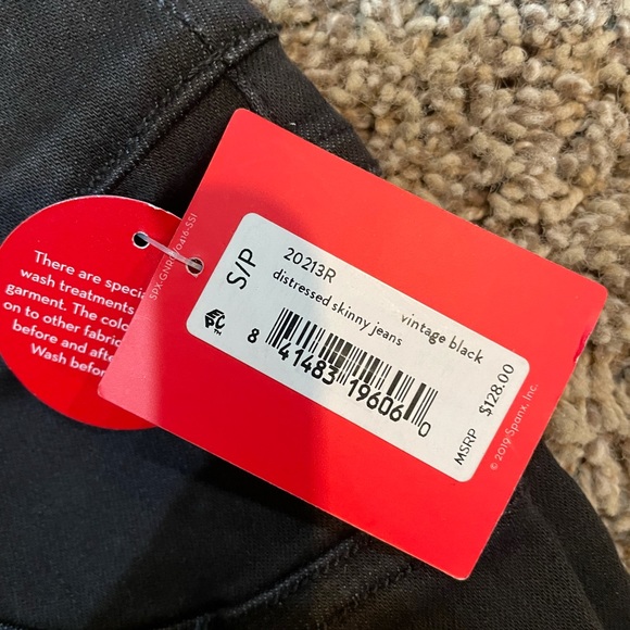 Spanx black denim pants - Picture 4 of 5